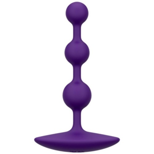 ROMP - AMP PURPLE FLEXIBLE SILICONE ANAL BEADS 12.5 CM PURPLE